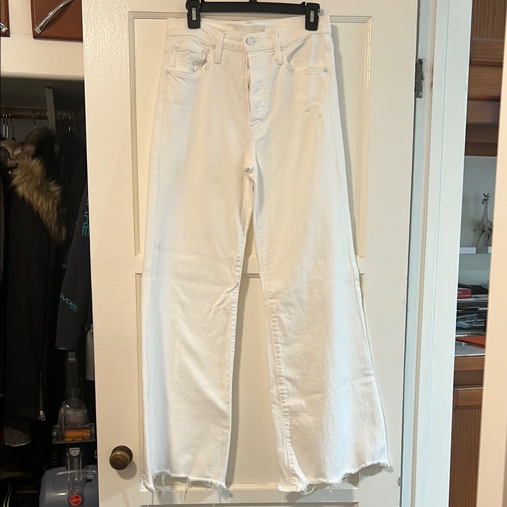 Mother Women's White Jeans